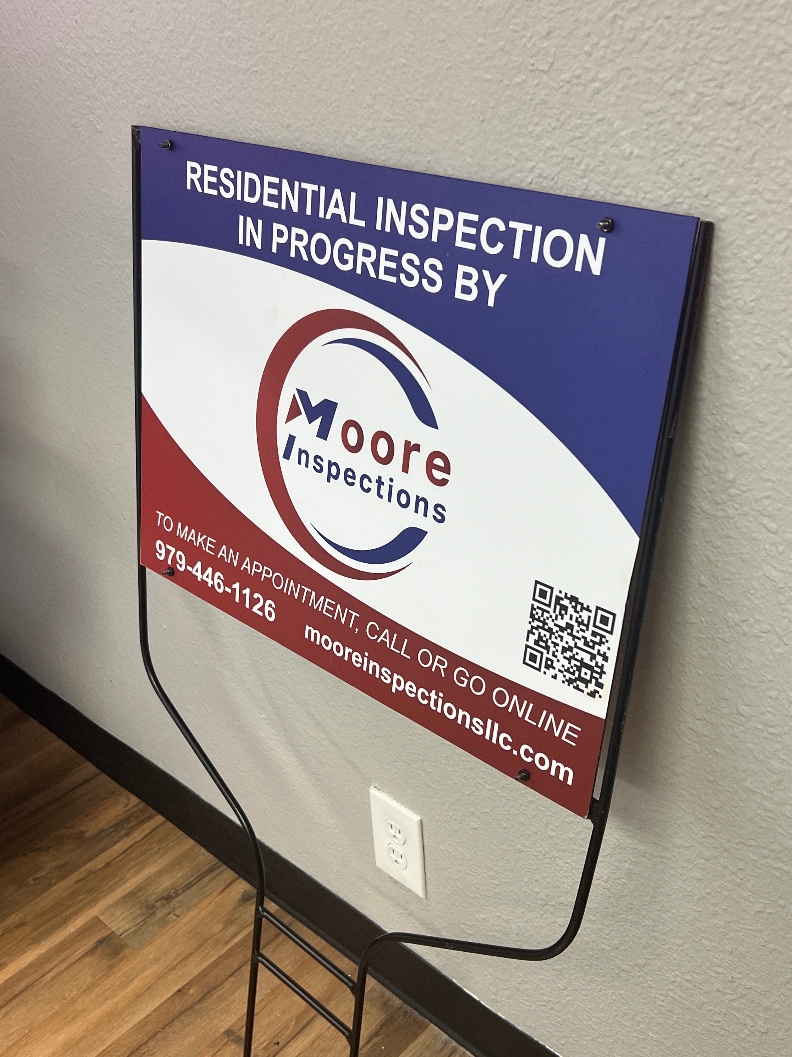 Moore inspection yard signs