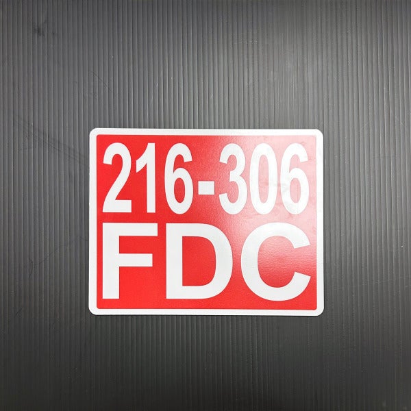 9548 FDC Sign