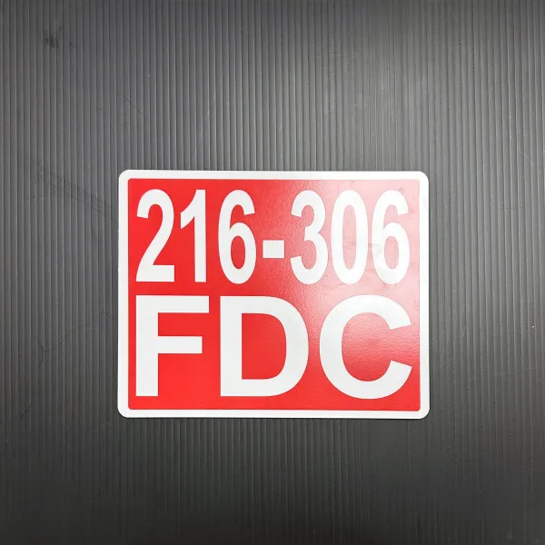 9548 FDC Sign