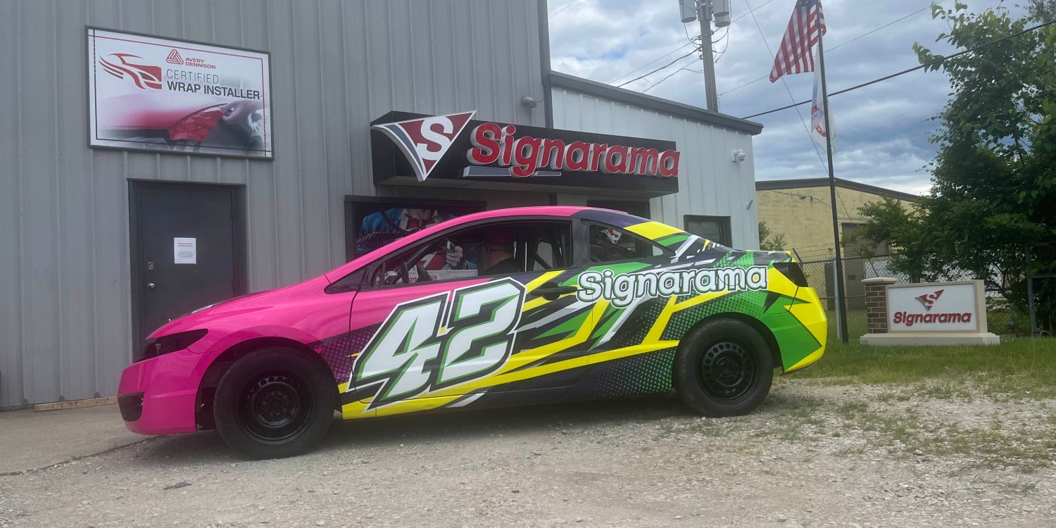 Race Car Vehicle Wrap