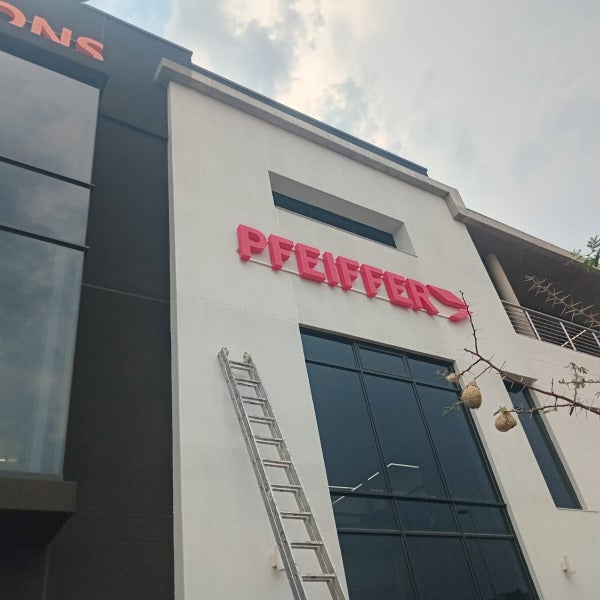 Big Impact for Pfeiffer with Bold Facade Branding