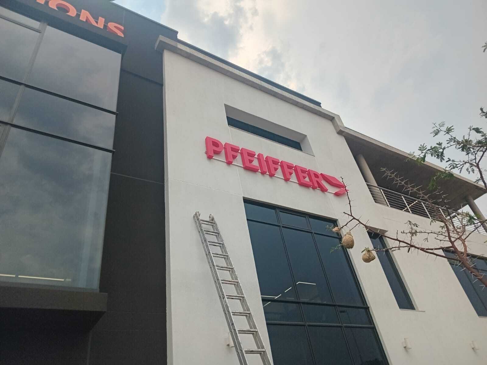 Big Impact for Pfeiffer with Bold Facade Branding