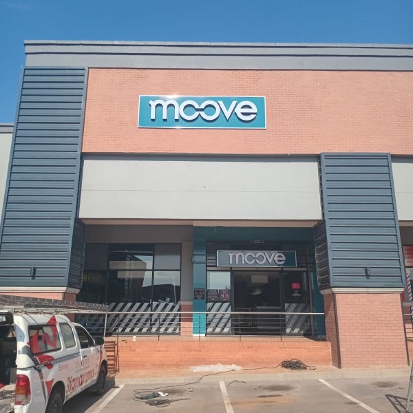 Signage for Moove’s Modern Space