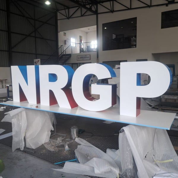 NRGP Lettering in Bold 3D