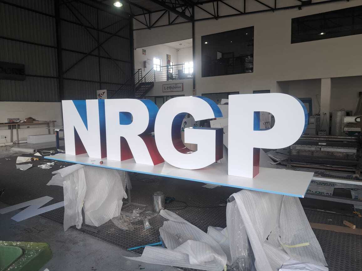 NRGP Lettering in Bold 3D