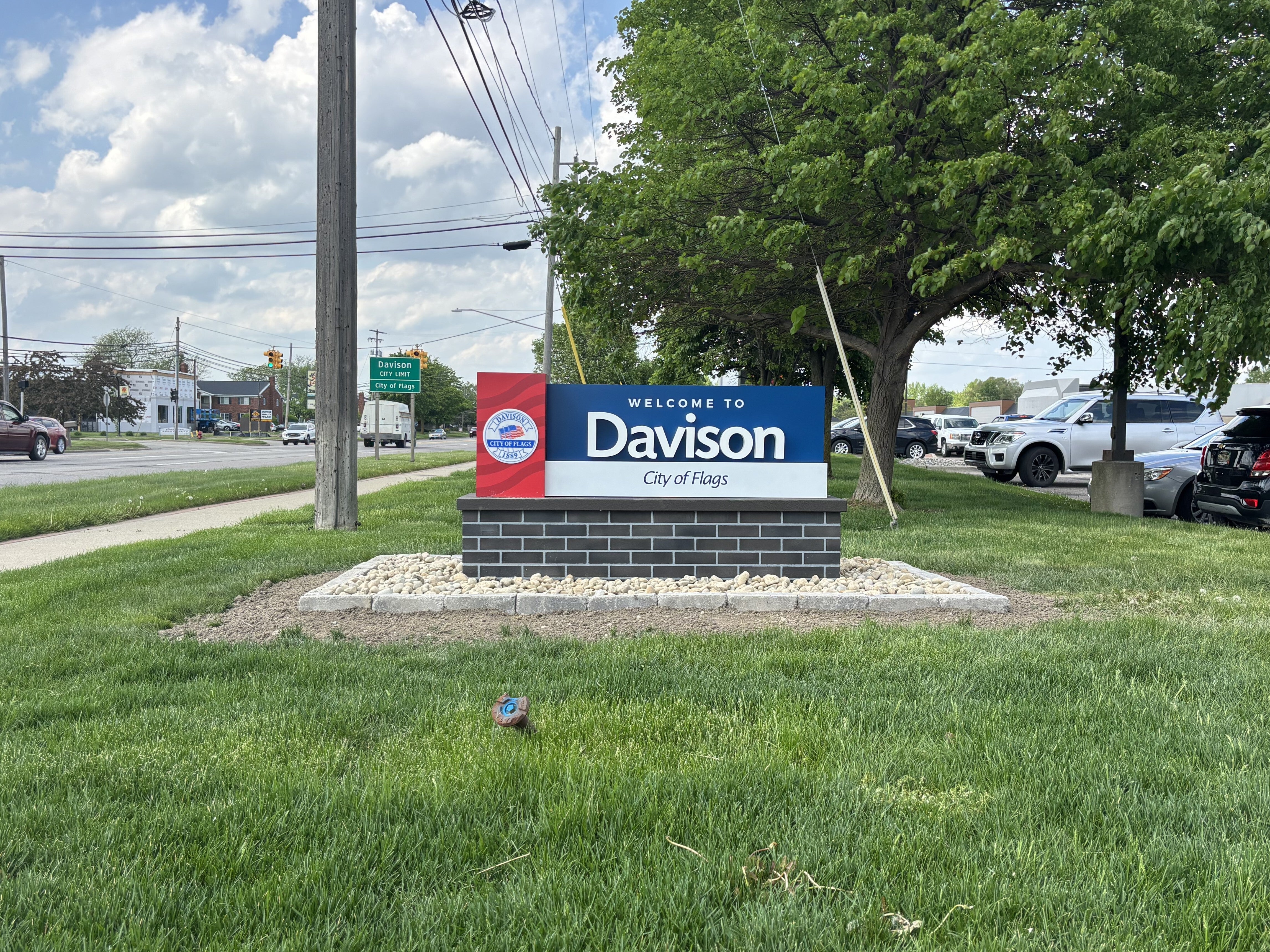 The City of Davison Entrance Monument Signs