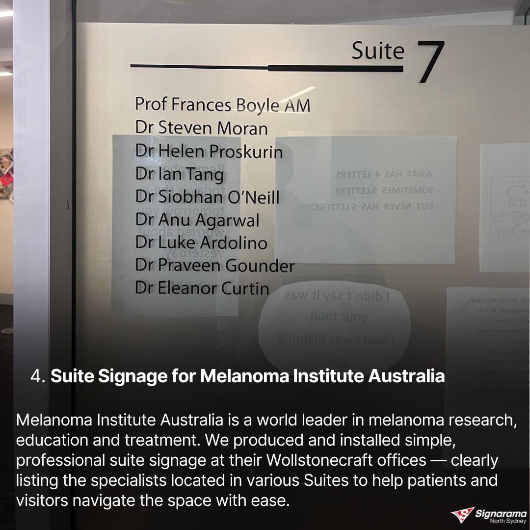 Leading Signwriters in Sydney | Signarama Weekly Roundup