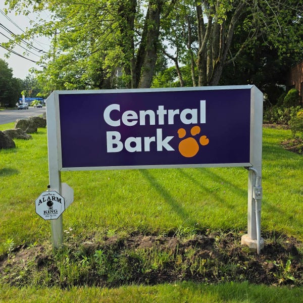 Central Bark Monument Sign Danbury CT