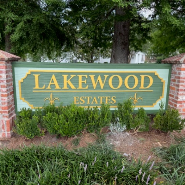 Neighborhood Entrance Sign