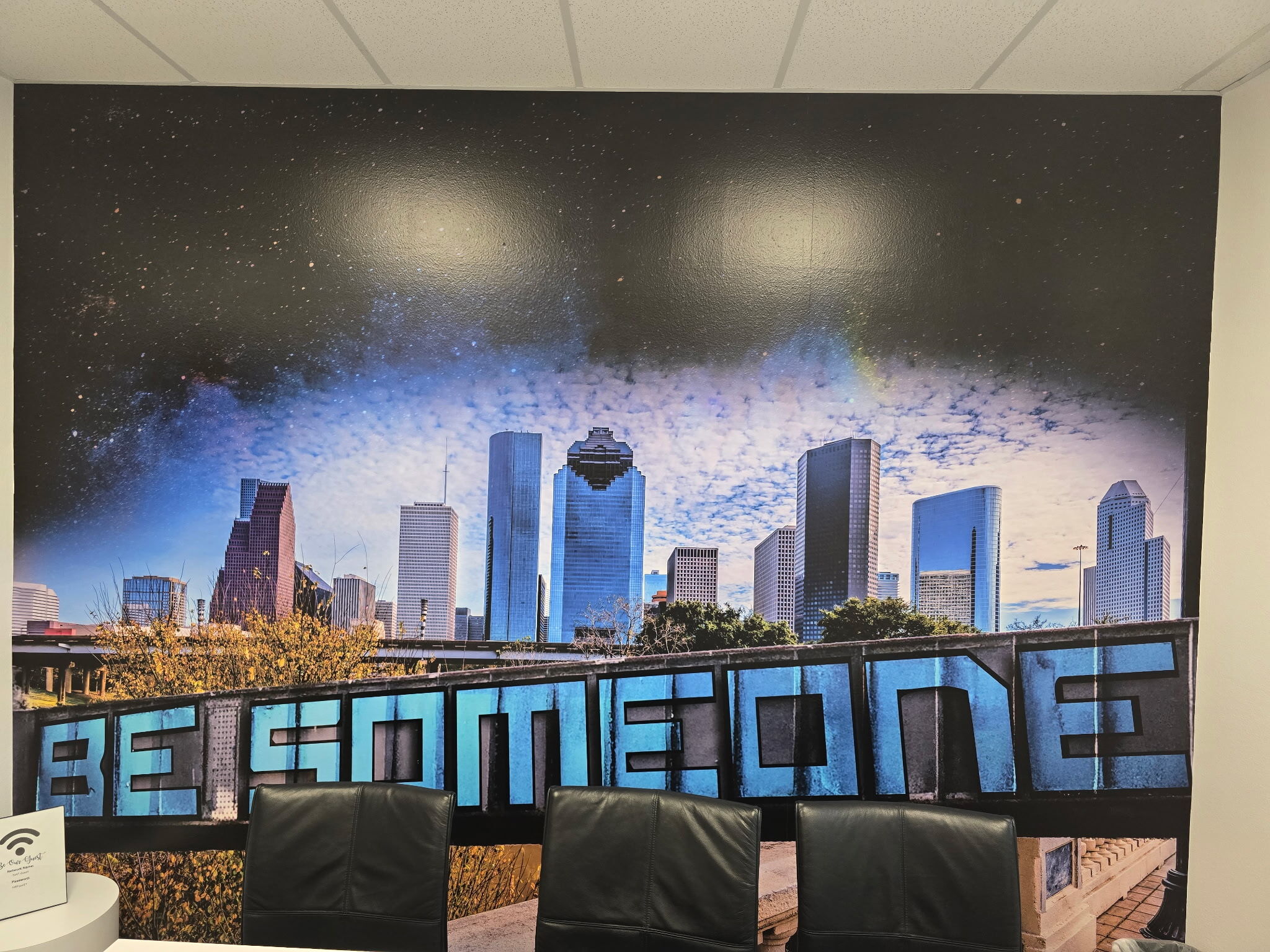 Wall wrap BE SOMEONE