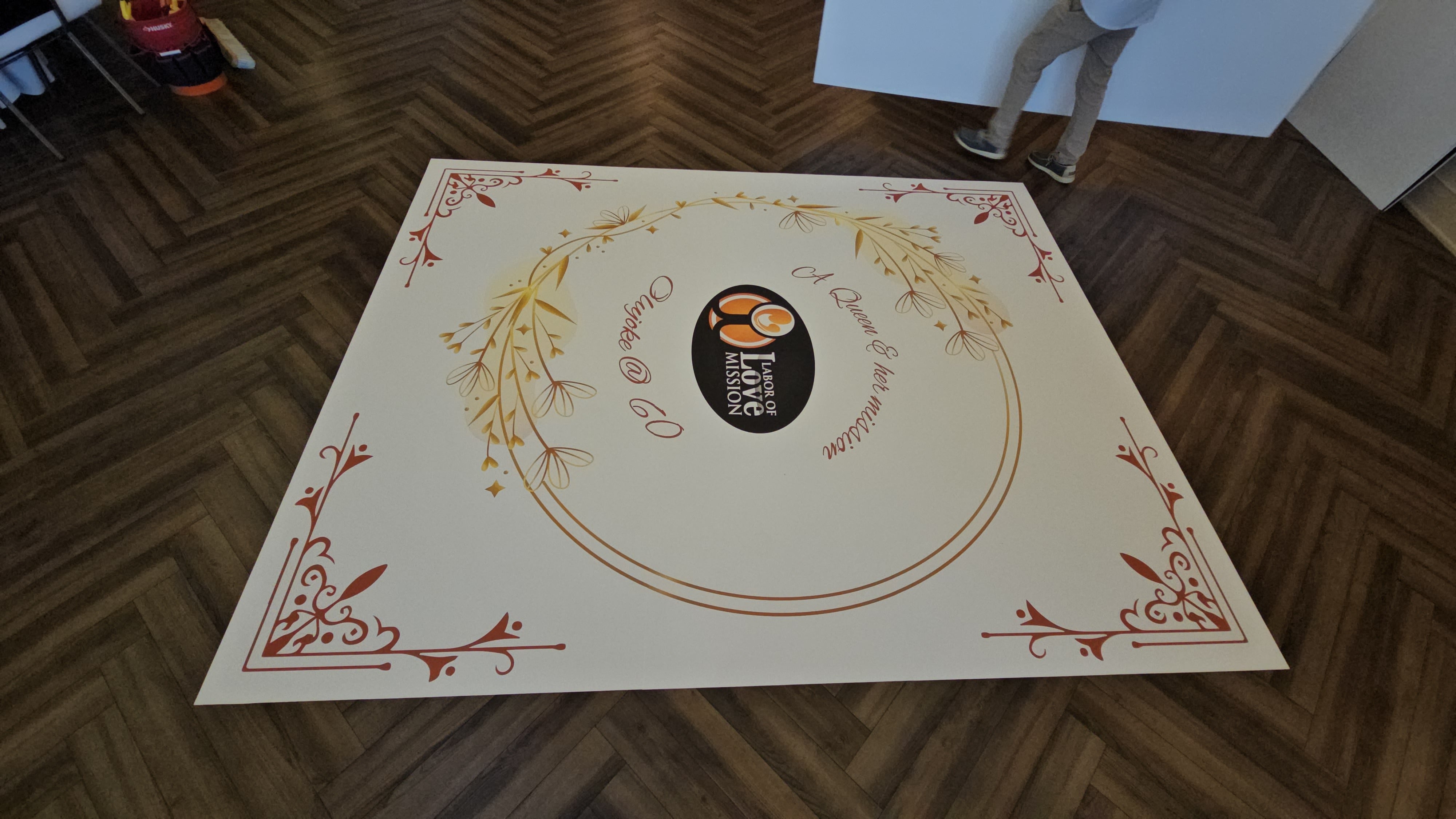 Poster and Dance floor