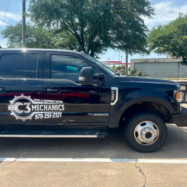 Vehicle Decals - C3 Mechanic