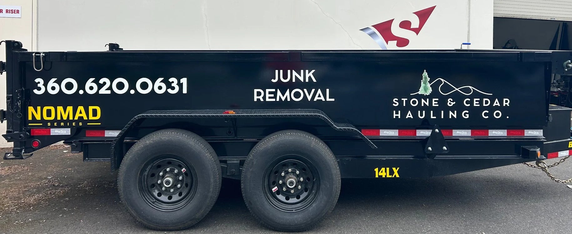 Rolling out success with custom graphics for Stone and Cedar Hauling Co.
