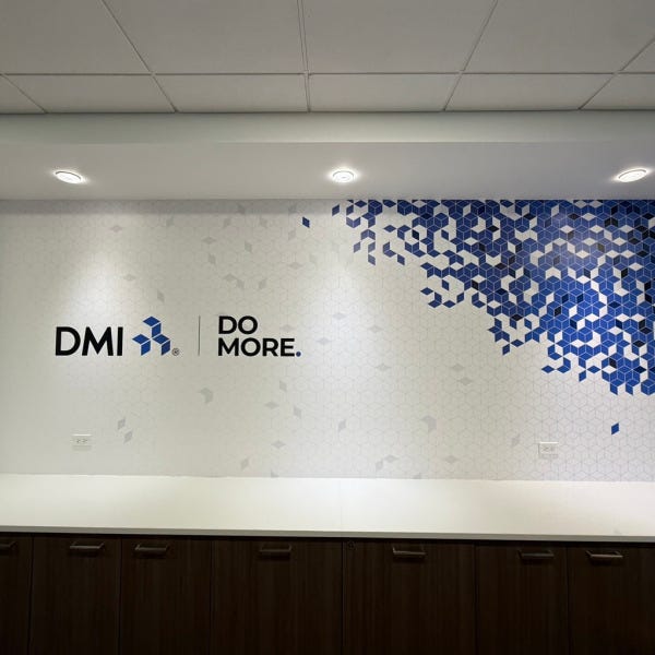 Custom Wall Murals and Office Graphics for DMI in Tysons, VA