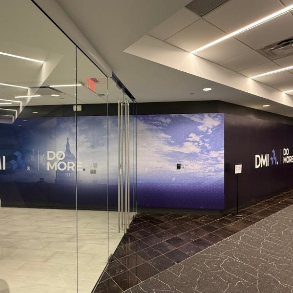 Custom Wall Murals and Office Graphics for DMI in Tysons, VA