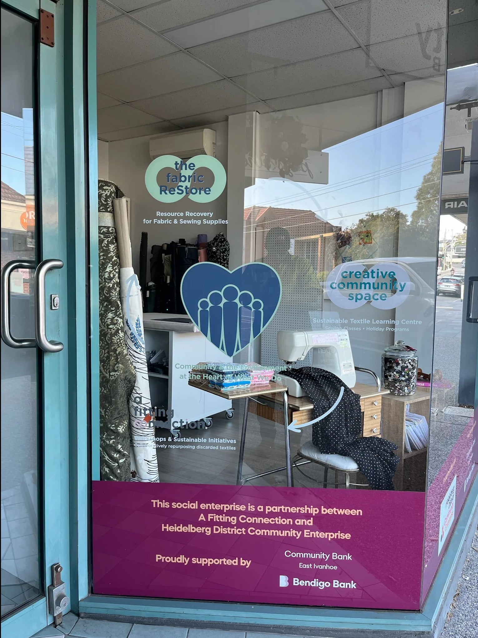 Shop Signage - Community Bank - East Ivanhoe VIC.