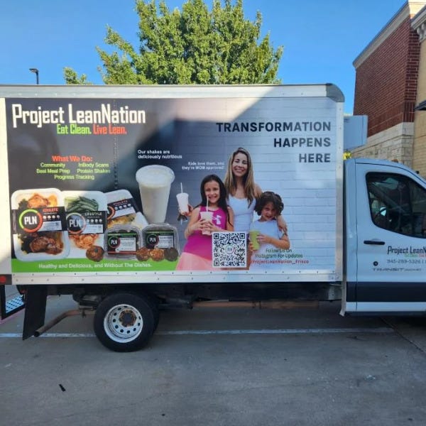 Project lean box truck wrap