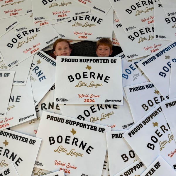 Yard Signs_Kids_Boerne Little League