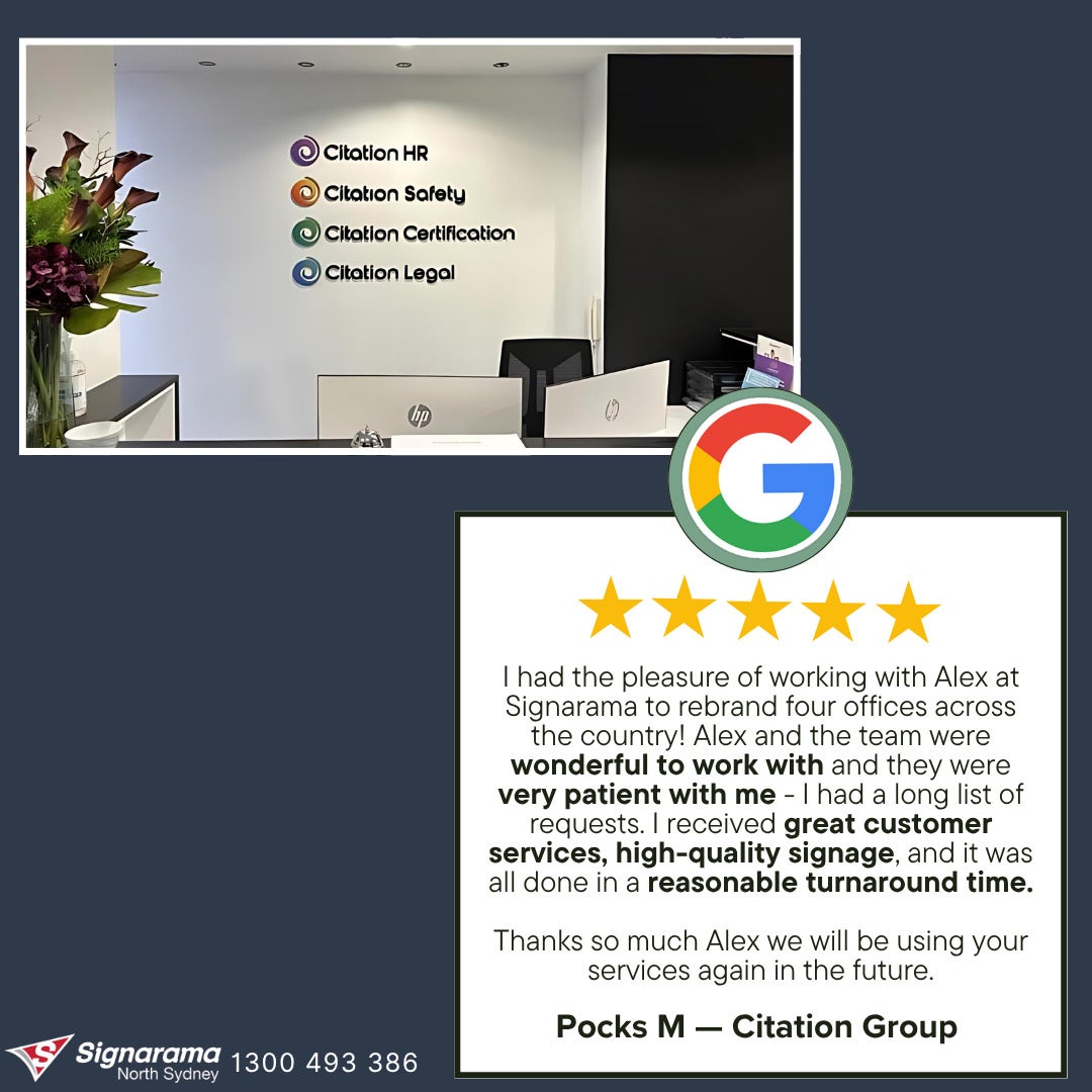Trusted By Local Businesses | Signarama North Sydney