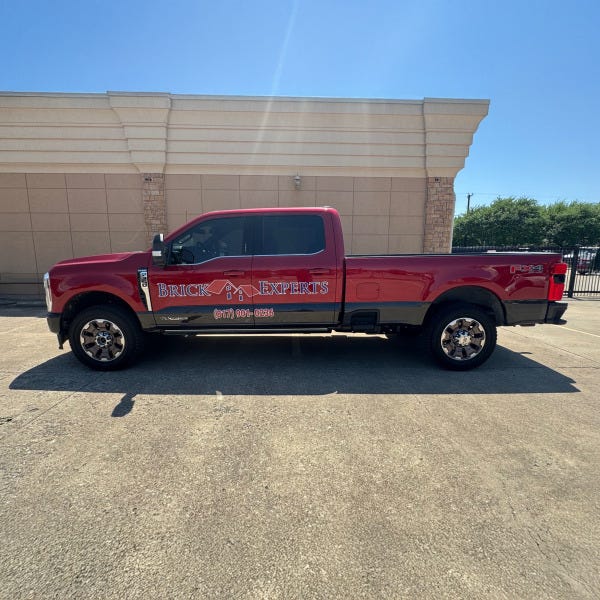 9234 Red Truck Graphics