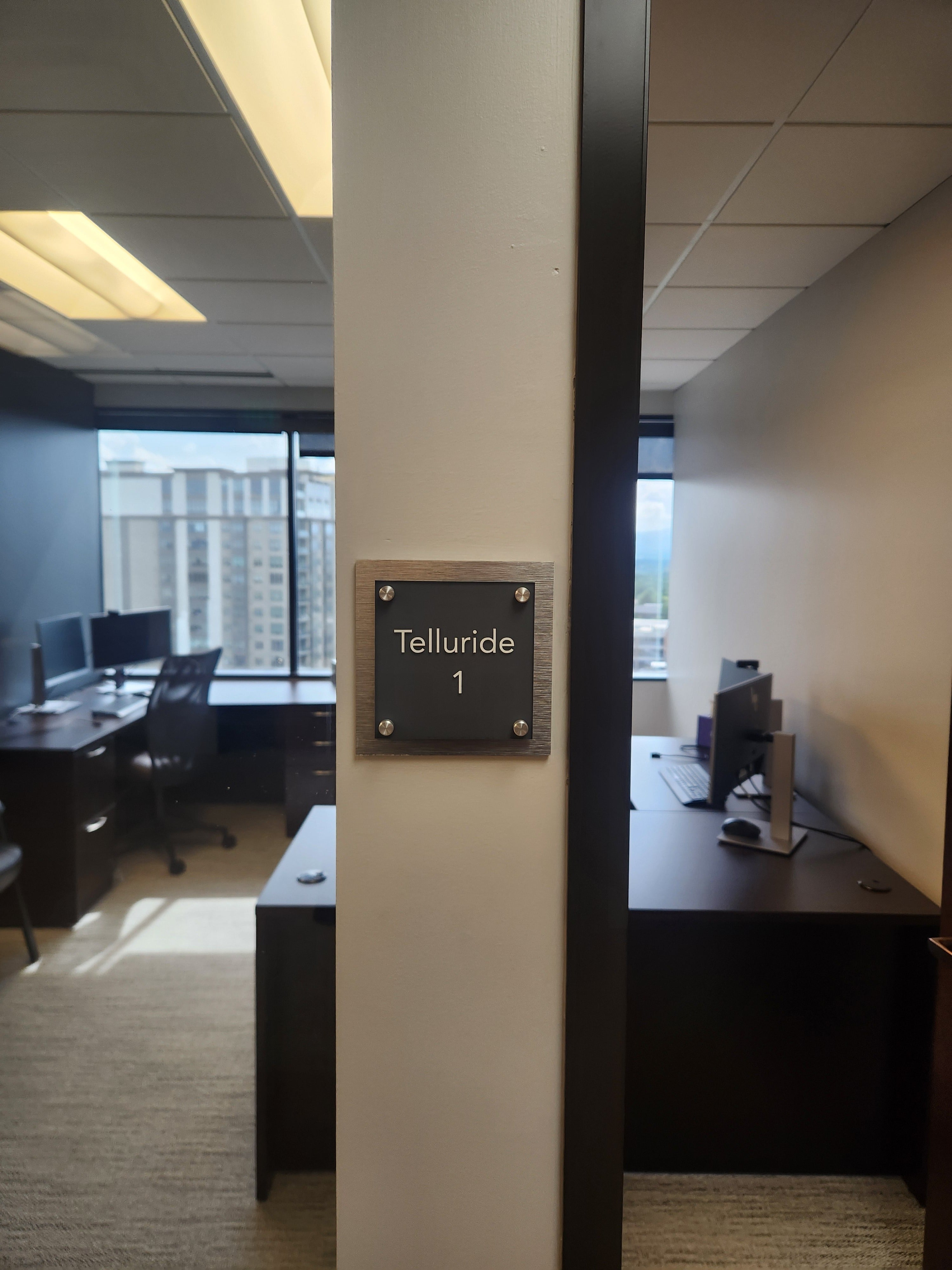 Polished Professionalism: Custom Acrylic & Rowmark Wall Plaques for Offices