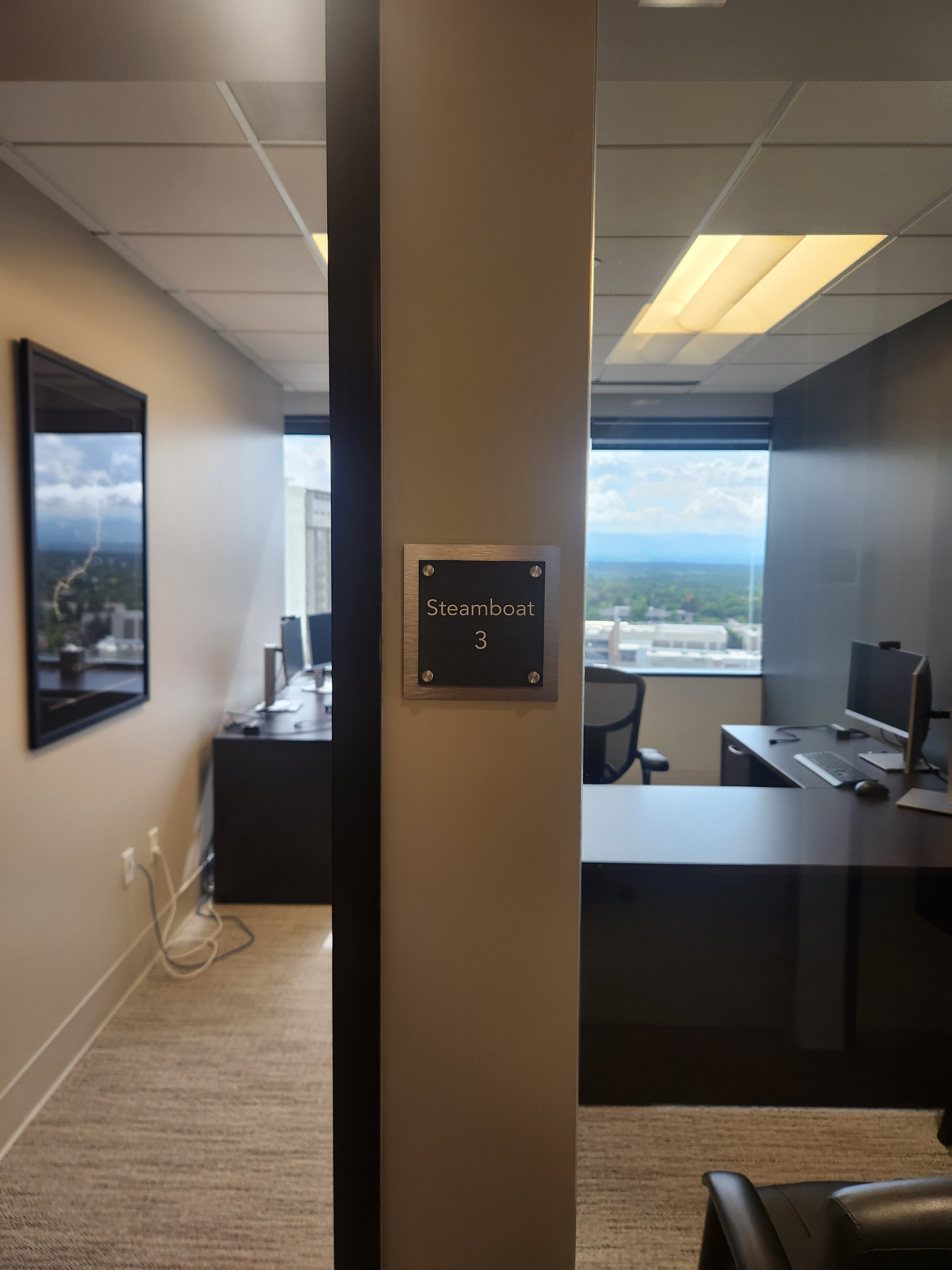 Polished Professionalism: Custom Acrylic & Rowmark Wall Plaques for Offices