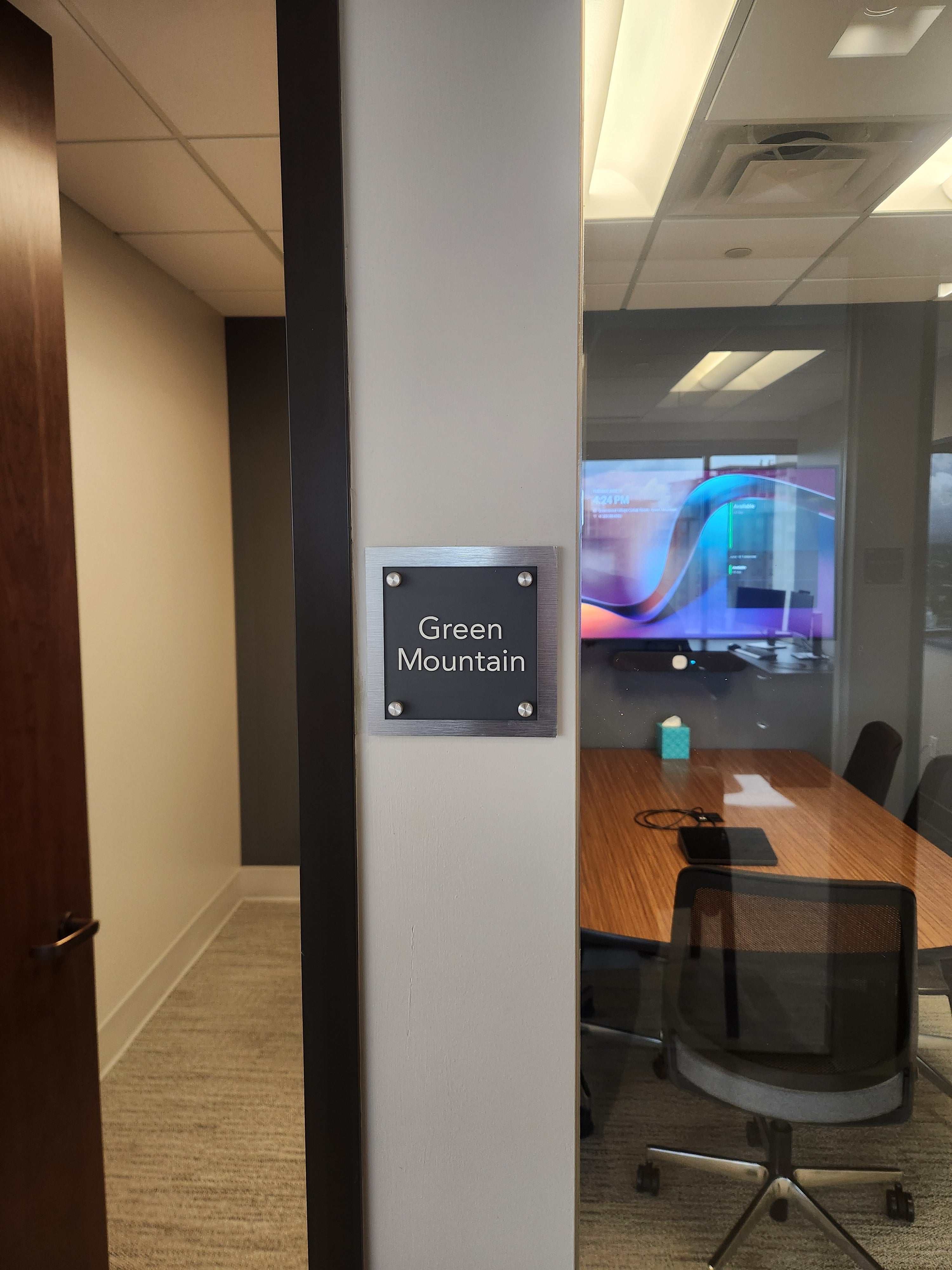 Polished Professionalism: Custom Acrylic & Rowmark Wall Plaques for Offices