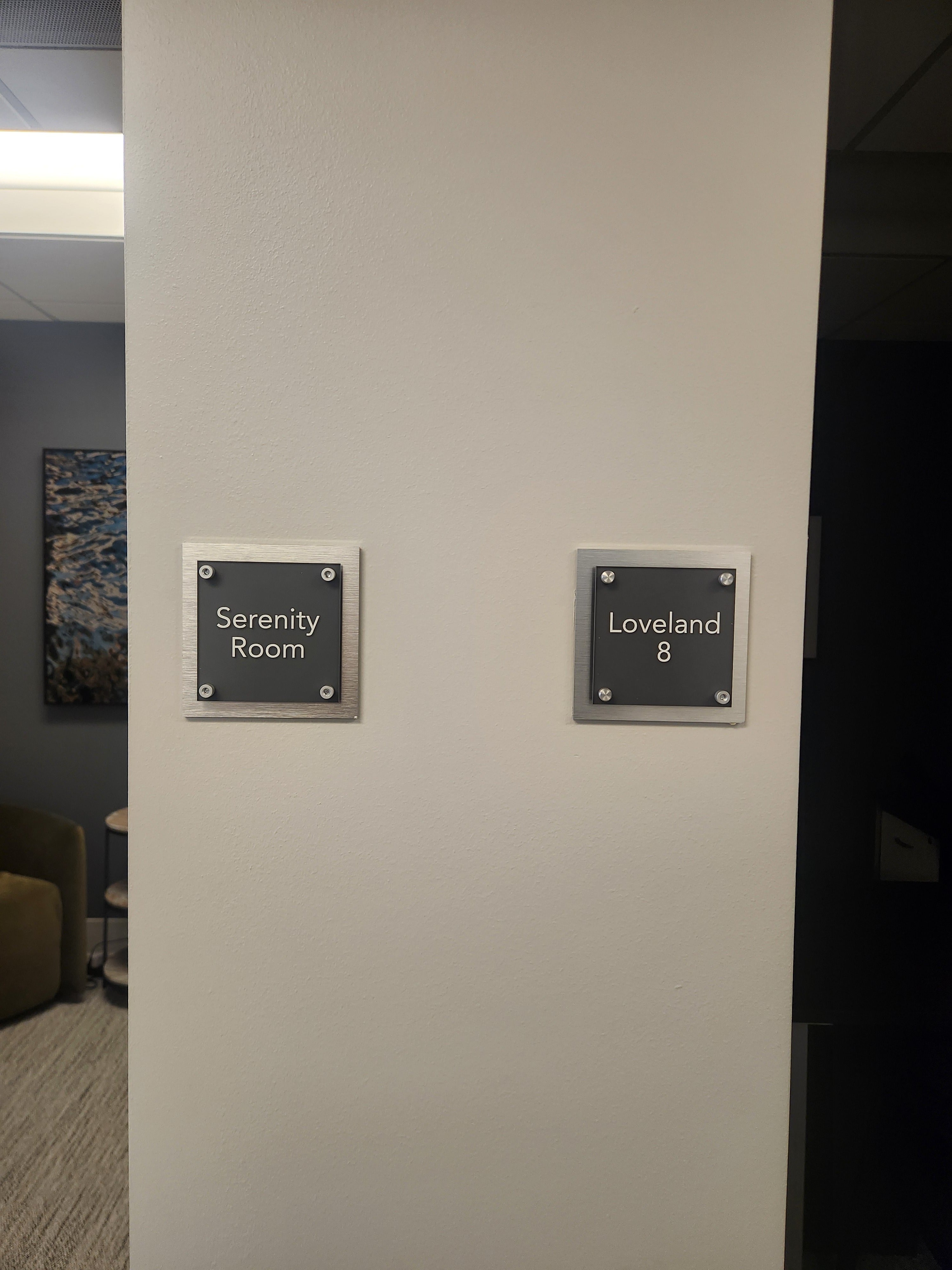Polished Professionalism: Custom Acrylic & Rowmark Wall Plaques for Offices