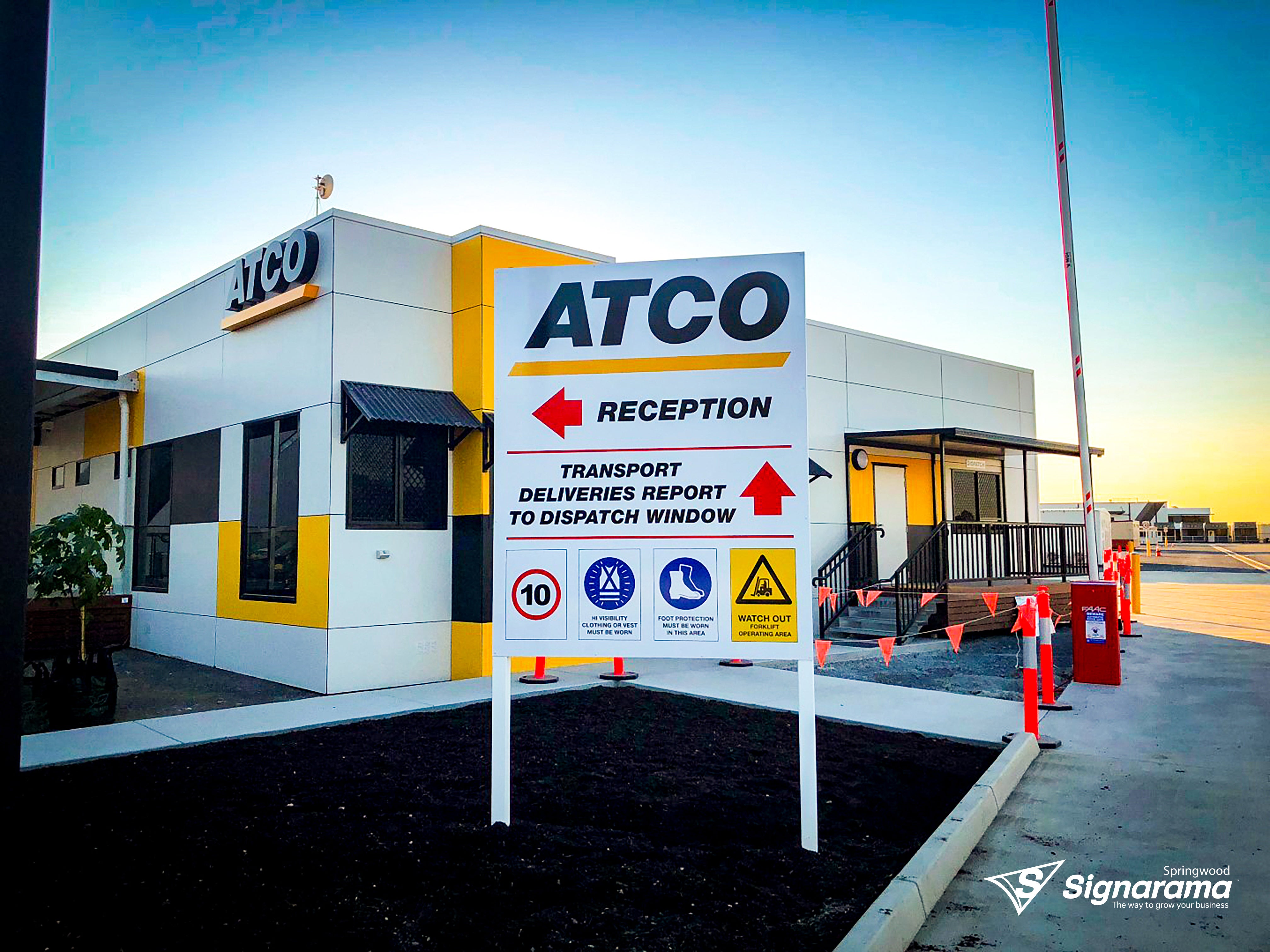 ATCO – 3D fabricated letters