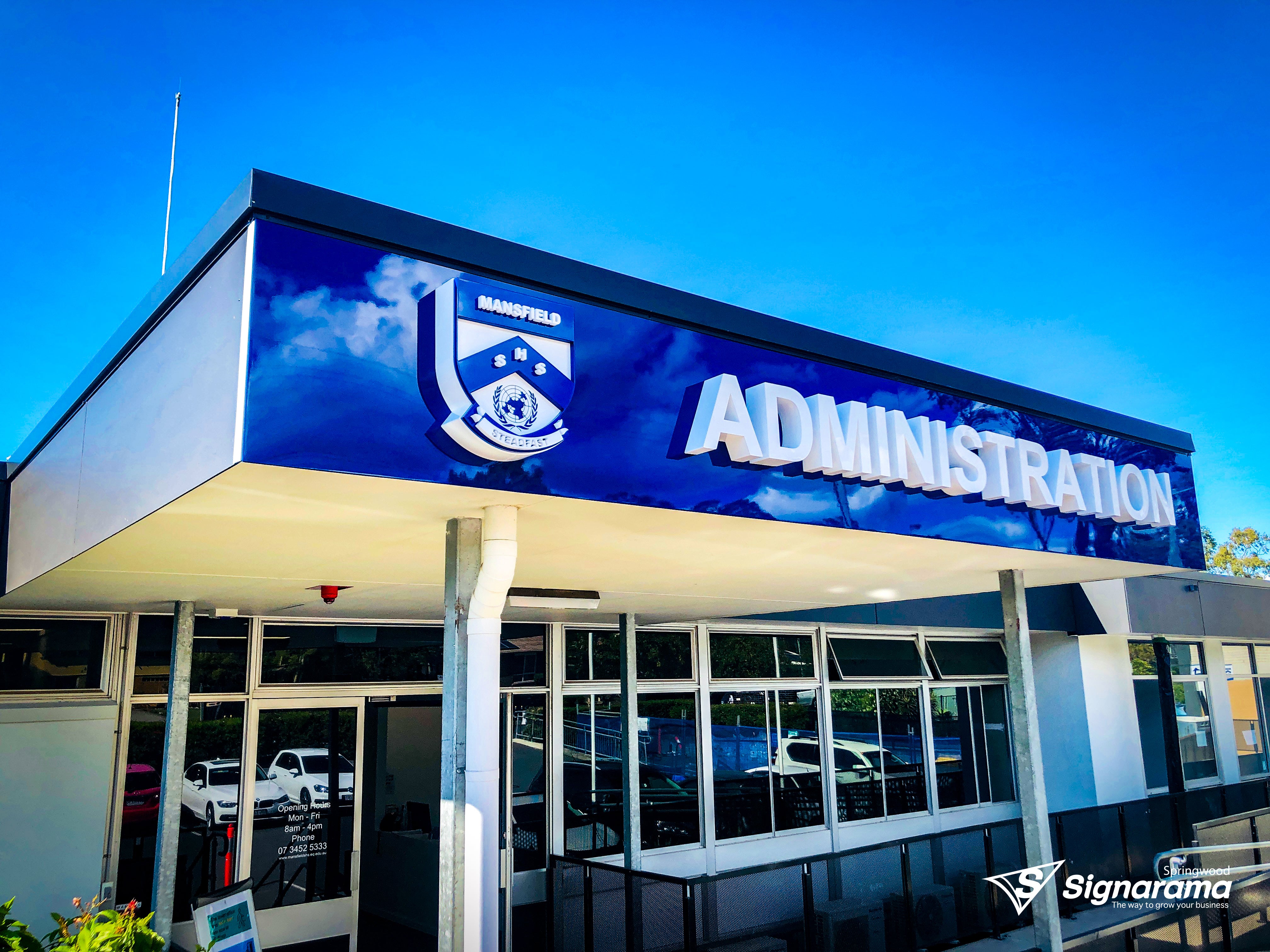 Mansfield – 3D fabricated letters