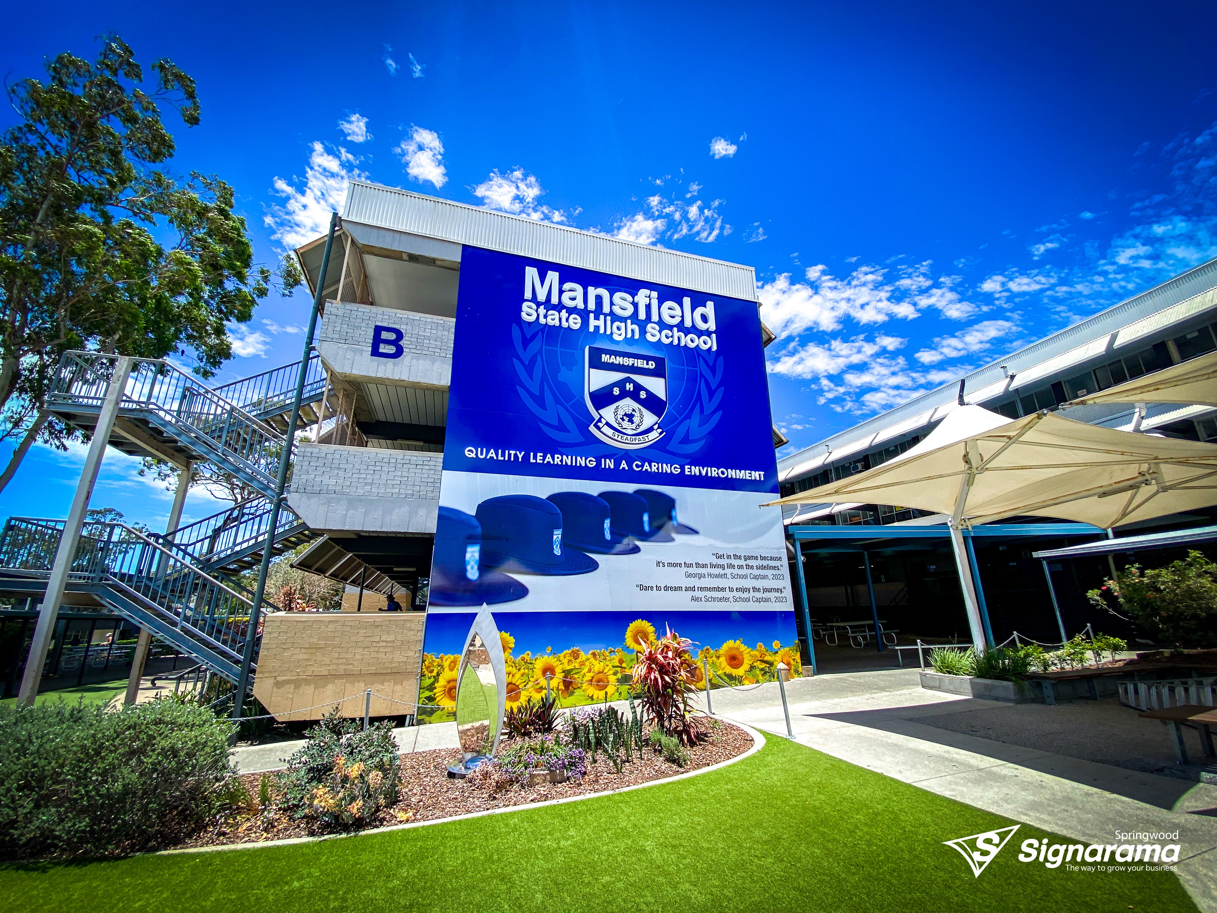 Mansfield – 3D fabricated letters