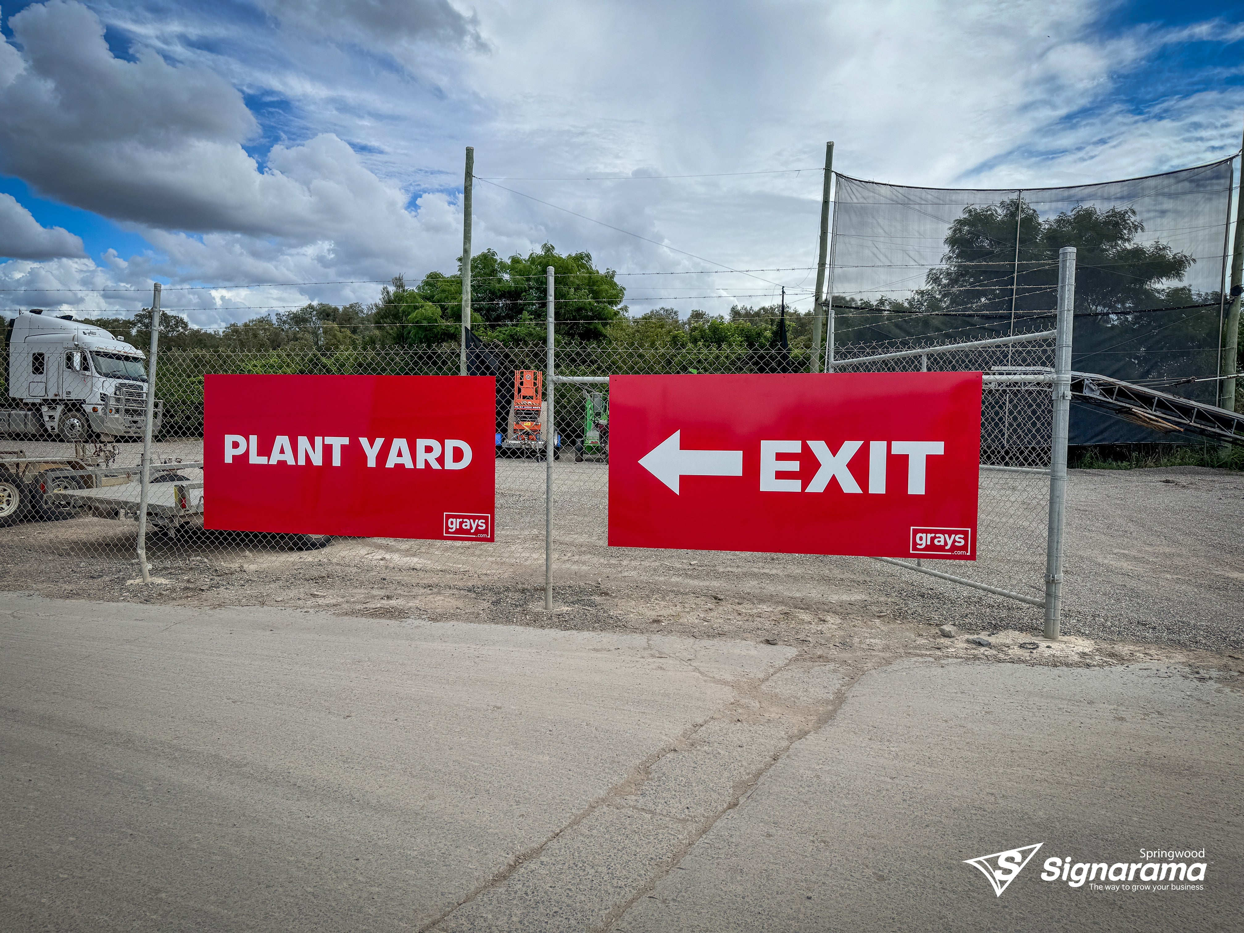Grays Site Signage