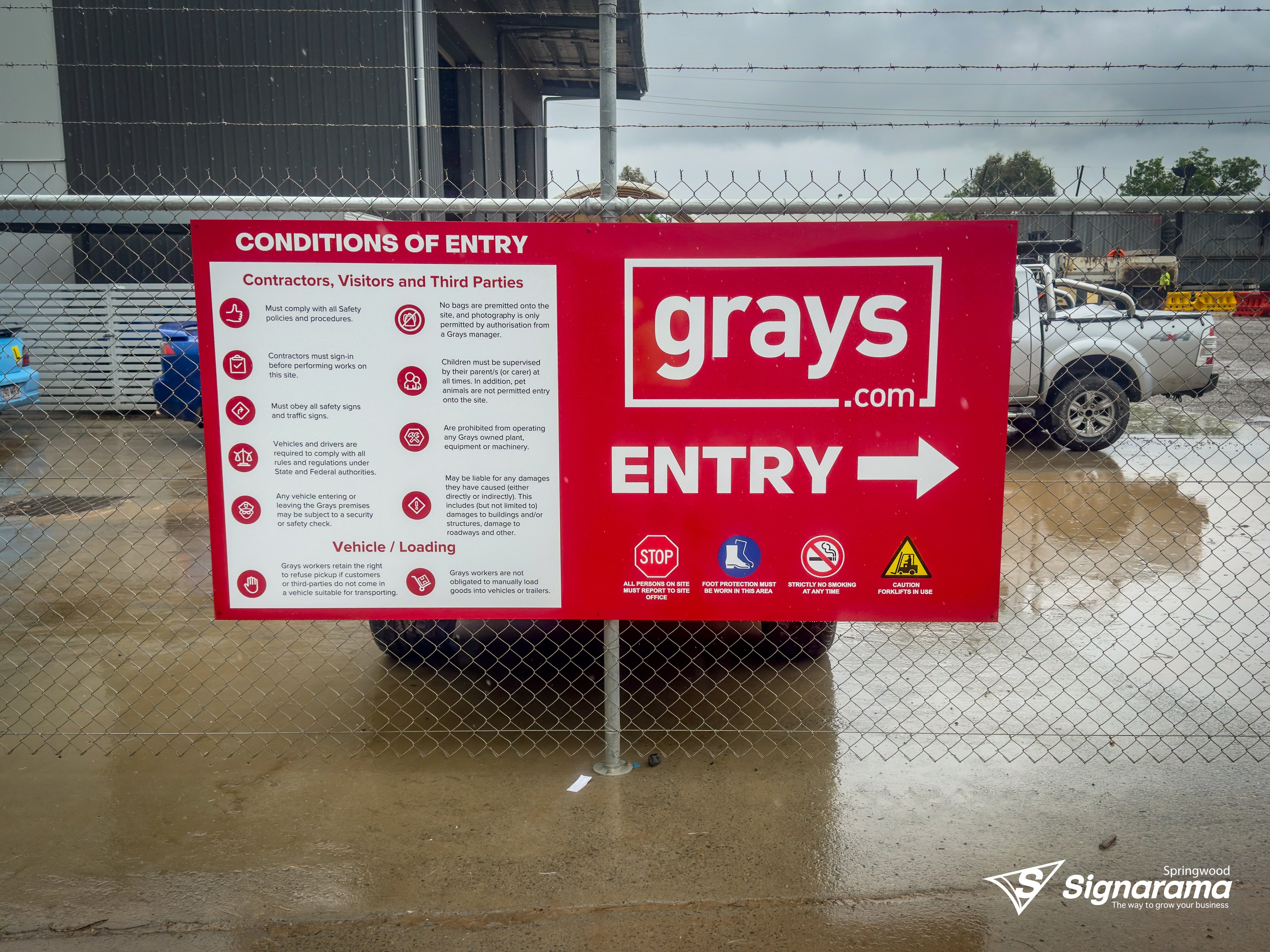 Grays Site Signage