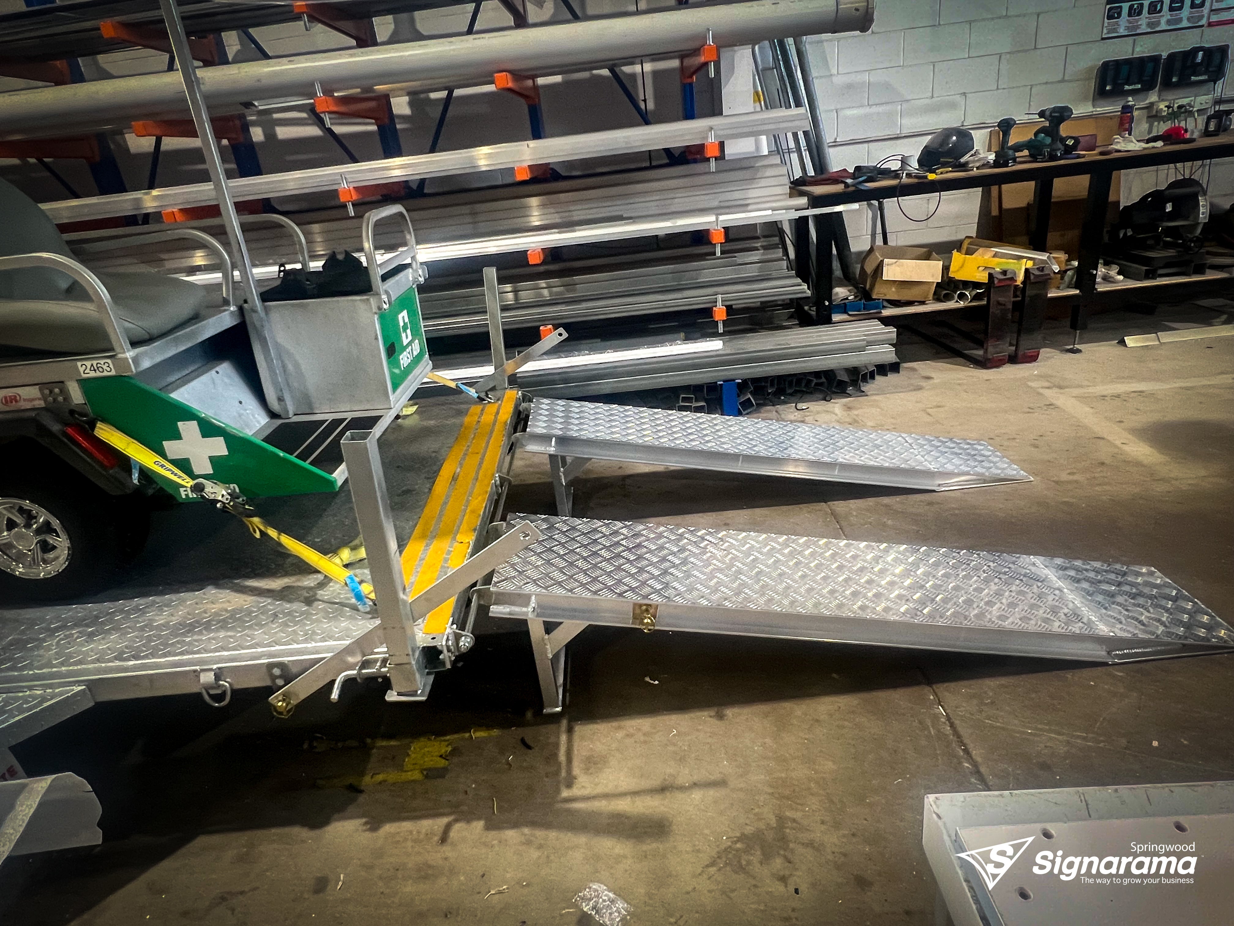 Trailer Ramp Manufacture - Faith Christian School