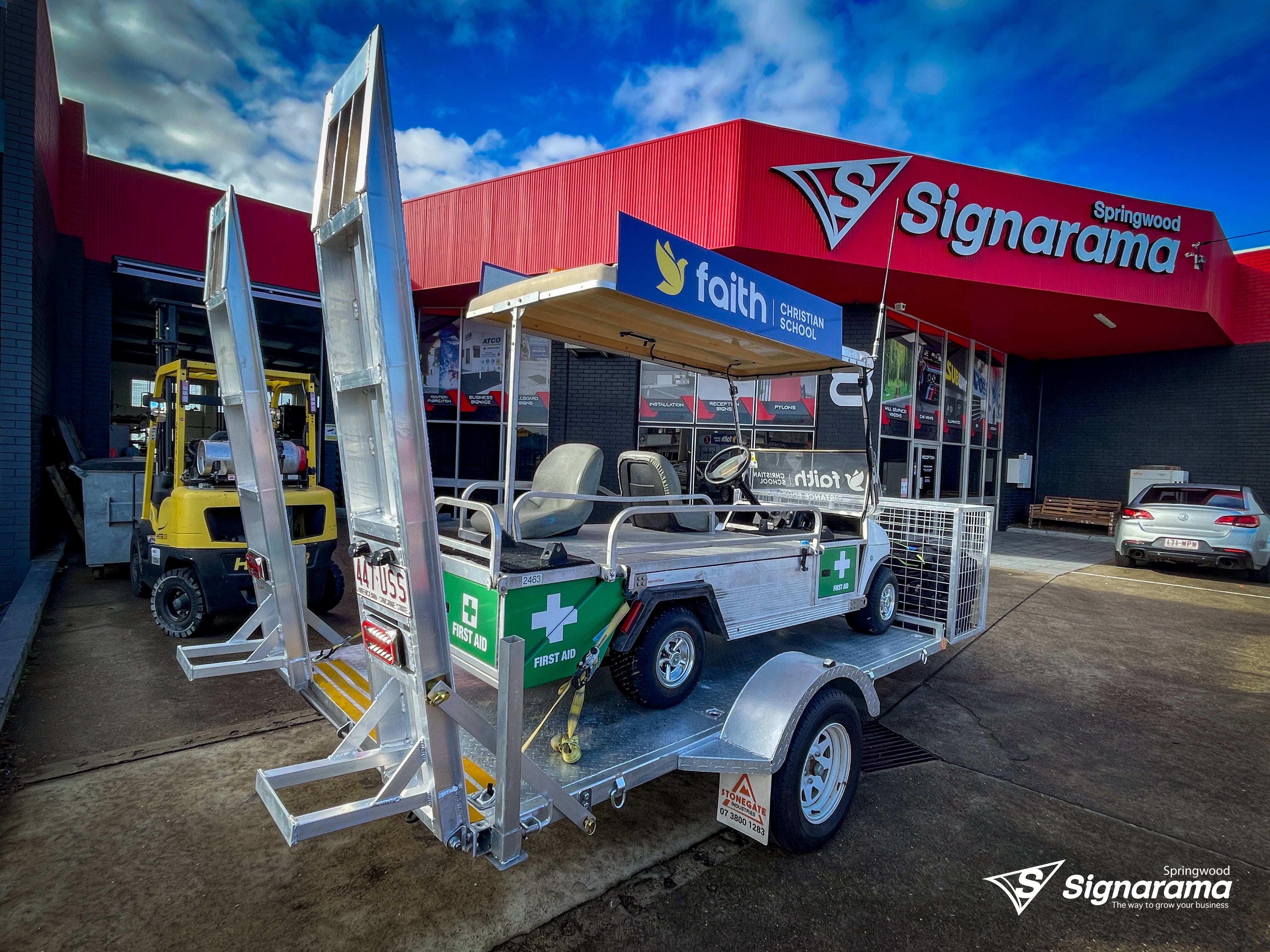 Trailer Ramp Manufacture - Faith Christian School