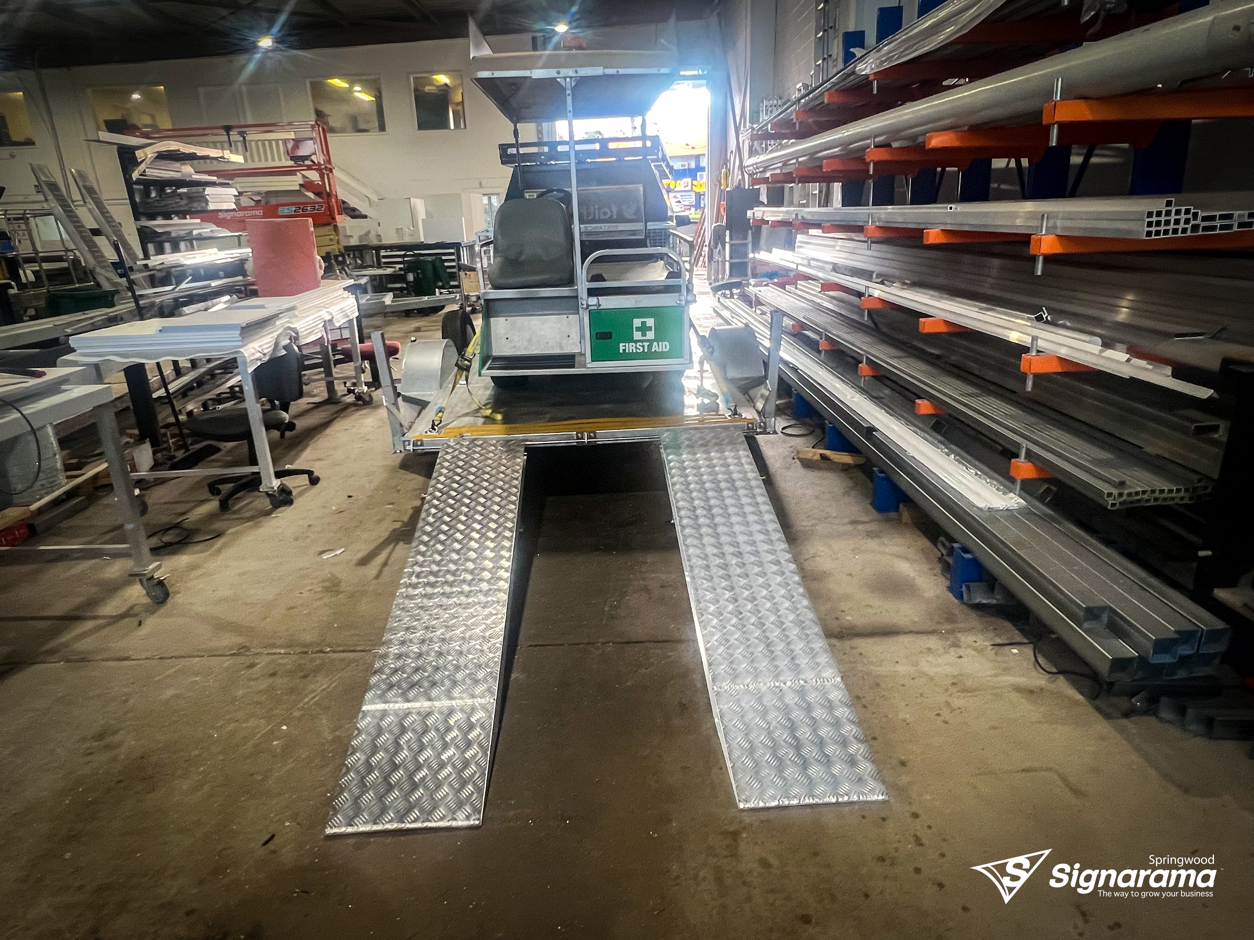 Trailer Ramp Manufacture - Faith Christian School