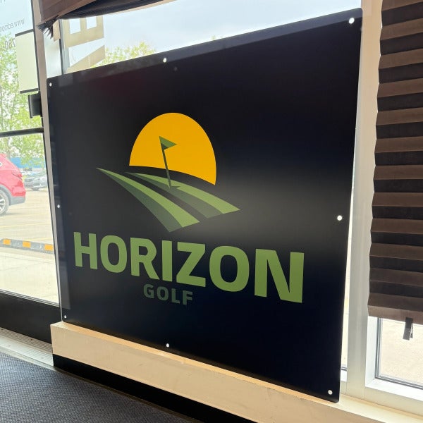 ACP Sign with applied vinyl for Horizon Ag & Turf in Edmonton, AB