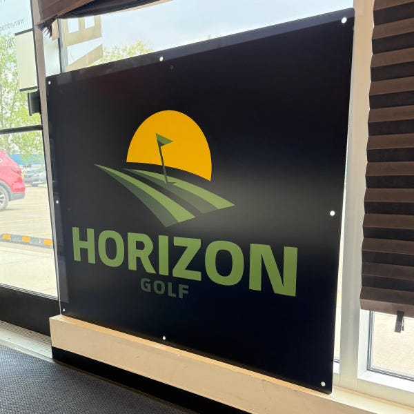 ACP Sign with applied vinyl for Horizon Ag & Turf in Edmonton, AB