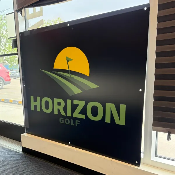 ACP Sign with applied vinyl for Horizon Ag & Turf in Edmonton, AB