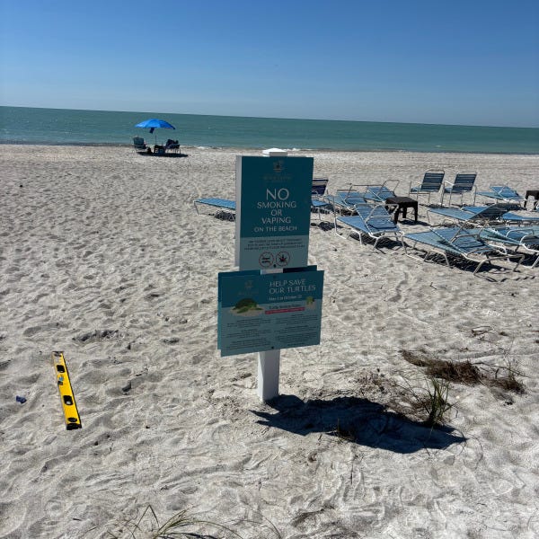Beach Sign