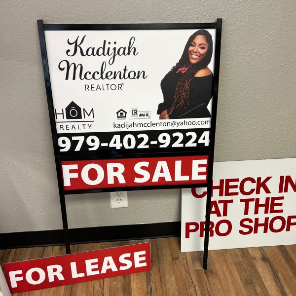 HOM realty - Real Estate Signs