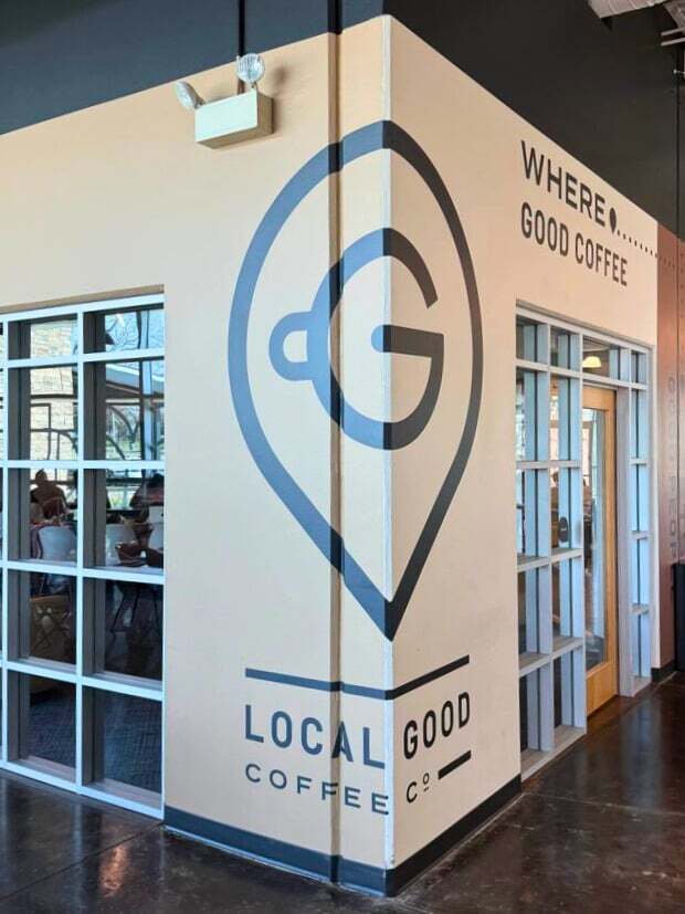 A Warm Welcome: Signage for Local Good Coffee Co.