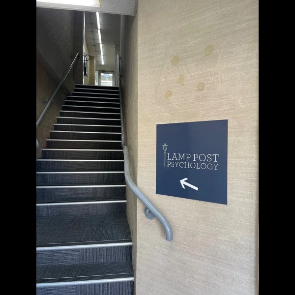 Office Signage - Lamp Post Psychology - Greensborough VIC.
