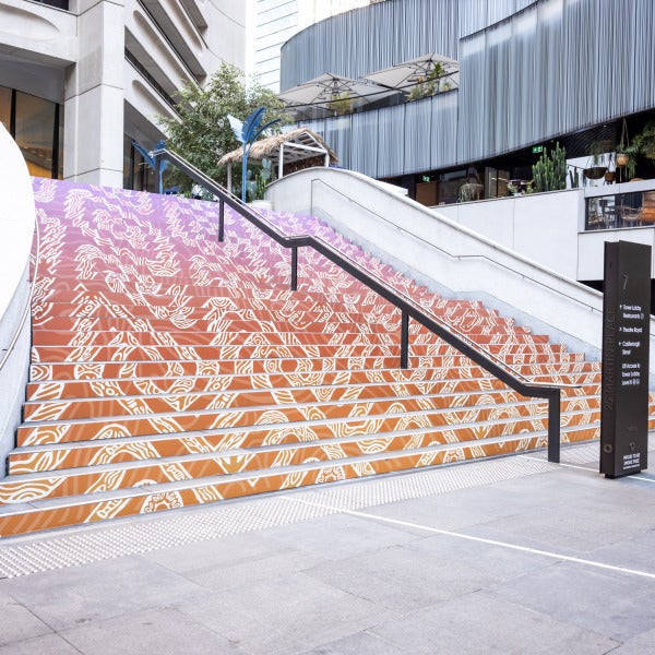Martin Place Floor Vinyl Graphics and Foamboards