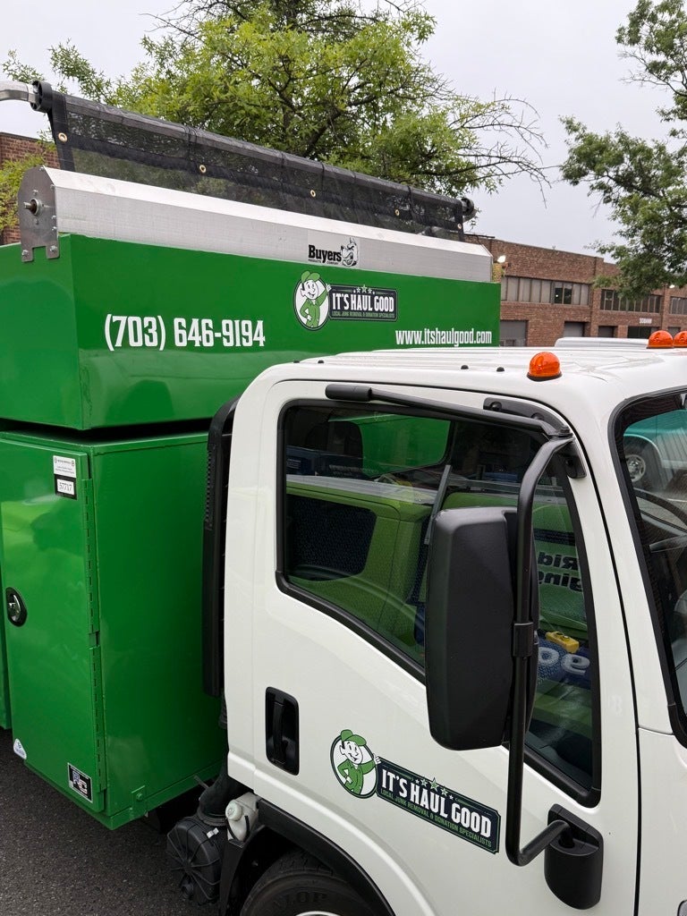 Custom Truck Decals in Tysons Corner | “It’s Haul Good” Junk Removal Stands Out on the Road