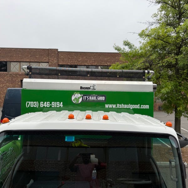 Custom Truck Decals in Tysons Corner | “It’s Haul Good” Junk Removal Stands Out on the Road