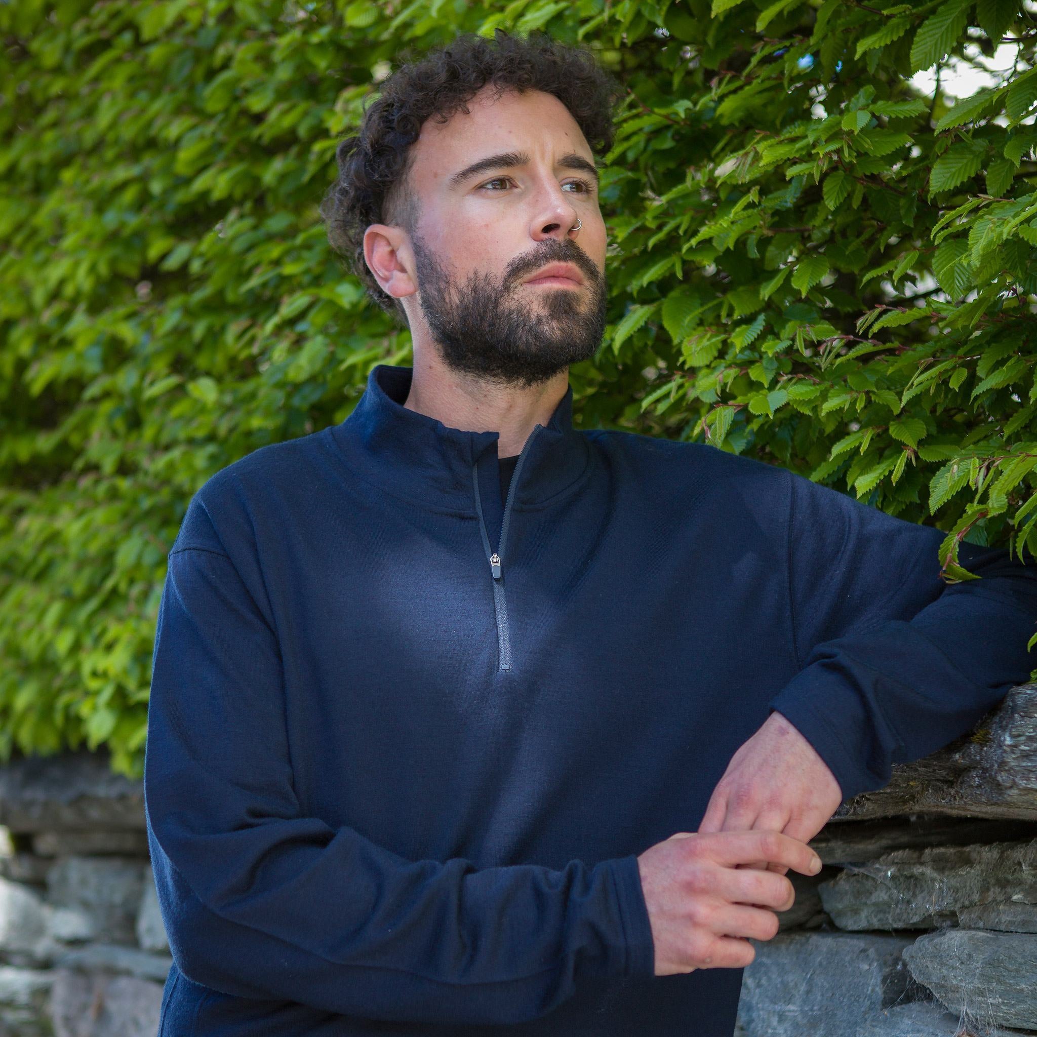 ALPINE MERINO 1/2 ZIP - MENS