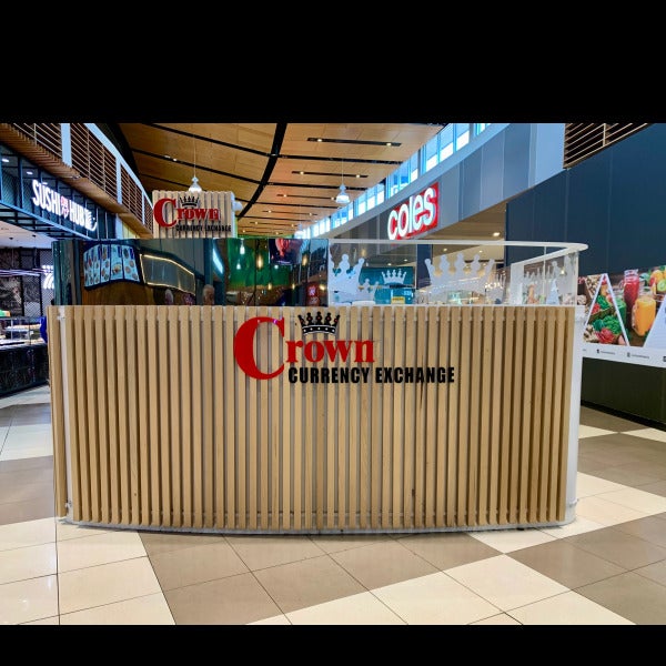 3D Lettering - Crown Currency Exchange - Northland - Preston VIC.