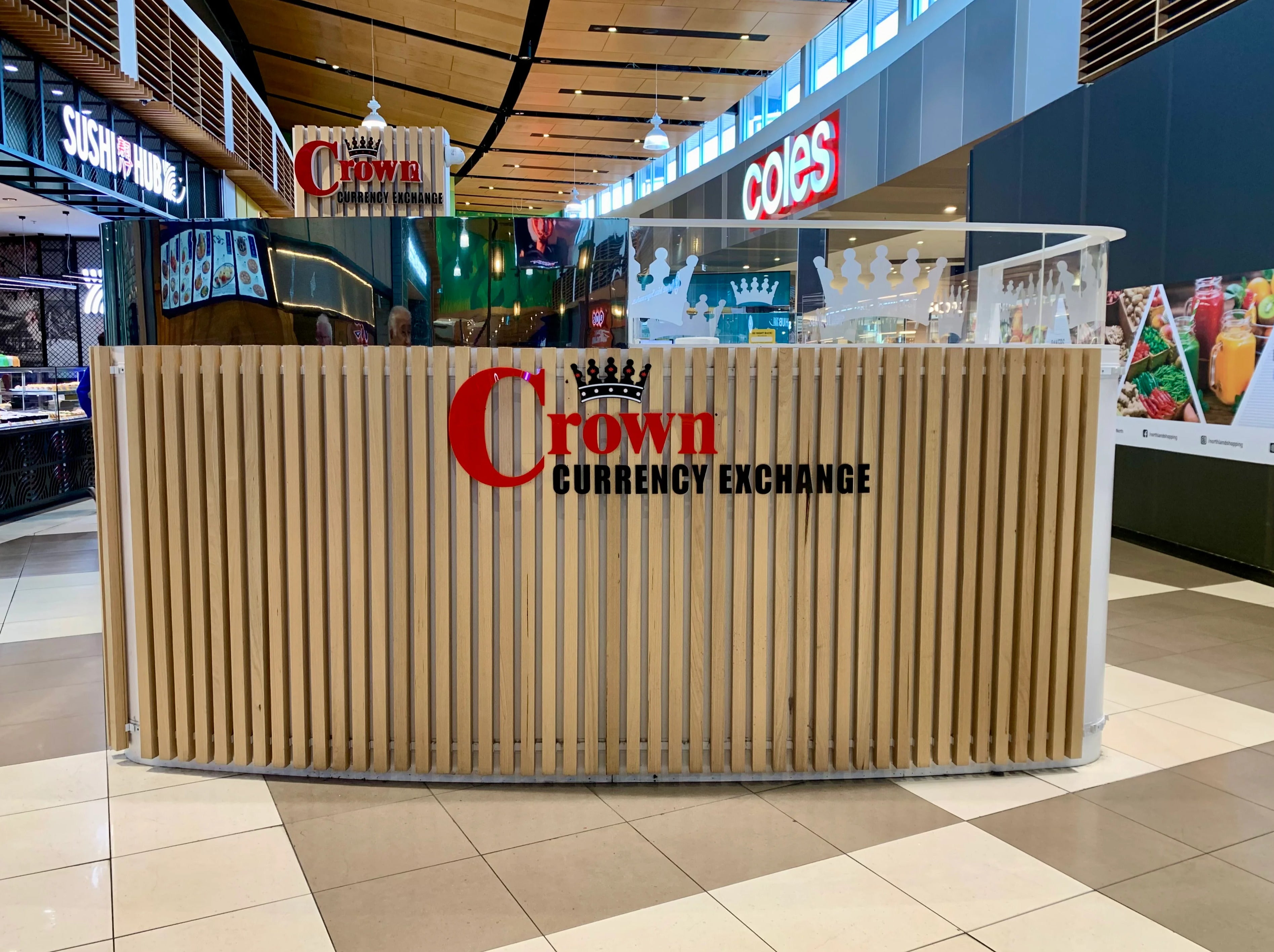 3D Lettering - Crown Currency Exchange - Northland - Preston VIC.