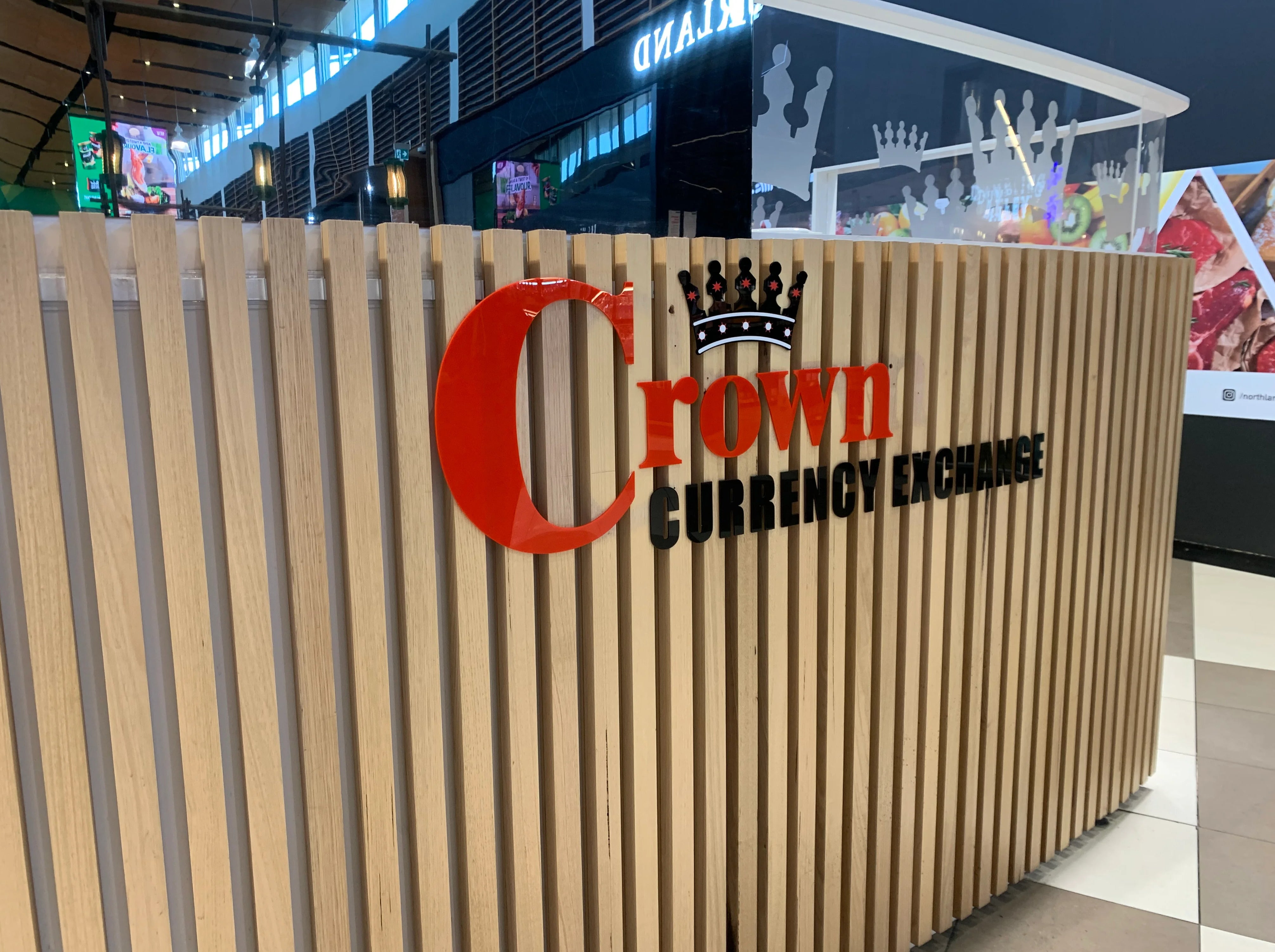 3D Lettering - Crown Currency Exchange - Northland - Preston VIC.
